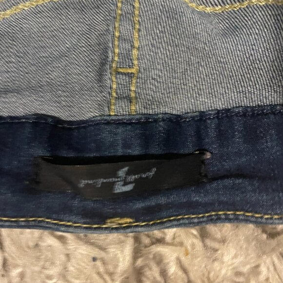 7 for All Mankind - A Pocket Med Wash Jeans Size 27 - Picture 4 of 5